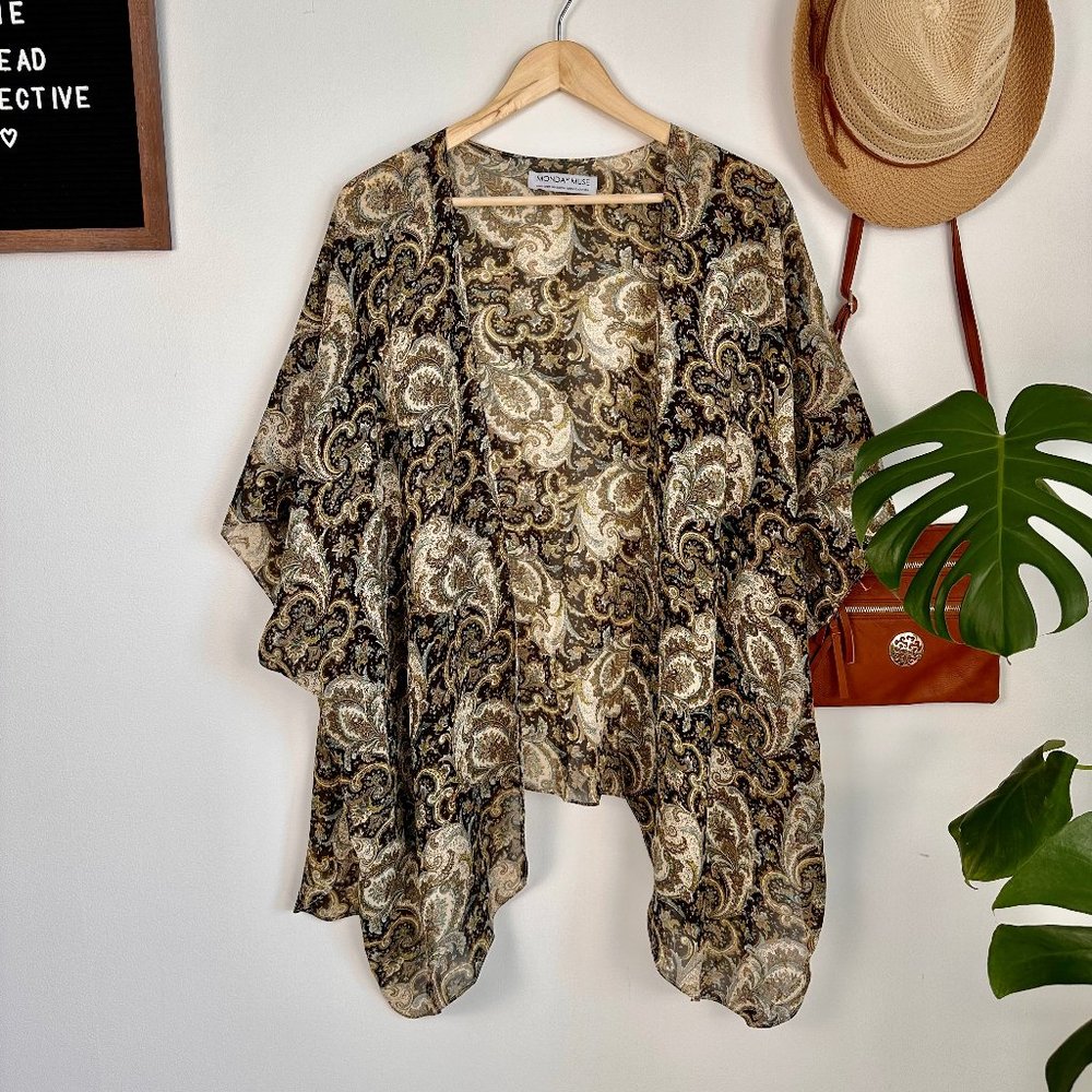 Monday Muse Paisley Kimono One Size